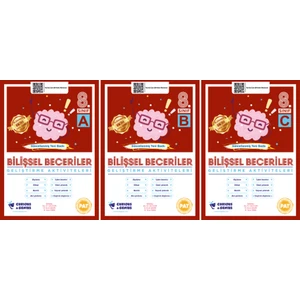 Bilişsel Beceriler Geliştirme Aktiviteleri 8. Sınıf Seti (A-B-C) 3 Kitap Güncellenmiş Yeni Baskı