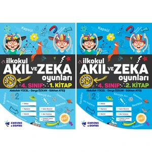 Pat Yayınları ilkokul Akıl Ve Zeka Oyunları 4.Sınıf Seti ( 2 Kitap) Güncellenmiş Yeni Baskı