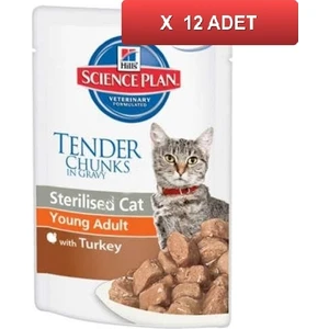 Tender Chunks In Gramavy Hindili Kısırlaştırılmış Kedi Konservesi 85 Gram 12'li