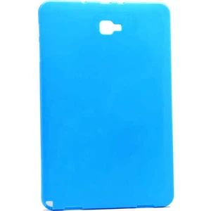 Galaxy Tab A 10.1 2016 P580 Kılıf Fuchsia Tablet Süper Silikon Kapak Renksiz