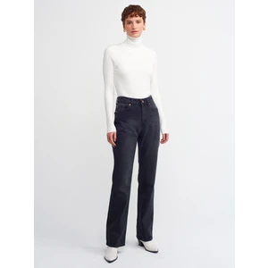 4480 Eskitmeli Flare Pantolon Siyah