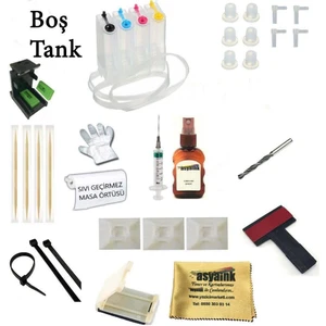 Canon / Hp Uyumlu Şeffaf Tankı Set
