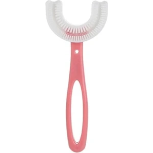 U Şeklinde Çocuk Diş Fırçası Pembe