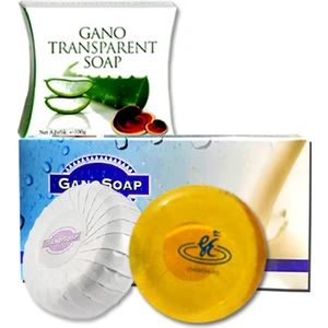 Şeffaf Transparent Sabun ve Gano Derma Mantarlı Keçi Sütlü Sabun (1+1 )