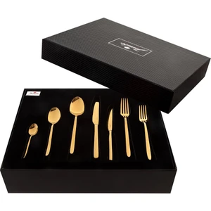 9400 Titanyum Gold 84 Parça 12 Kişilik Çatal Kaşık Bıçak Seti