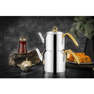 Koza Inox  Gold Küçük Çaydanlık Takımı 186