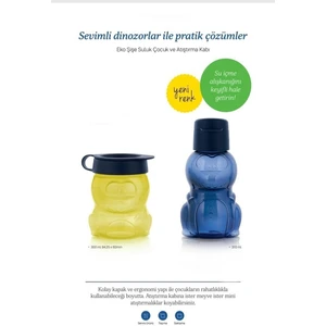 Eko Şişe 350ML Suluk Çocuk ve 300 ml Atıştırma Kabı