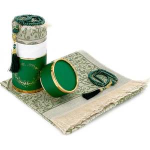 İhvan Online Özel Silindir Kutulu Seccade Seti Yeşil