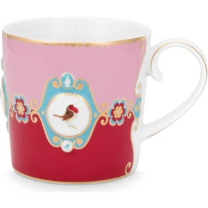 Pip Studio Love Birds Küçük Mug, Kırmızı / Pembe 150 ml
