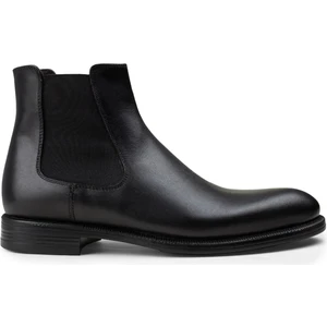 Deri Siyah Erkek Chelsea Bot