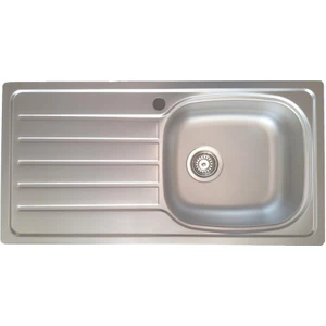 Tezgaha Sıfır Keten Dokulu K-T 86X43,5 Sol Evye