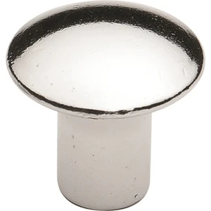 Küçük Düz Düğme Krom 19 mm