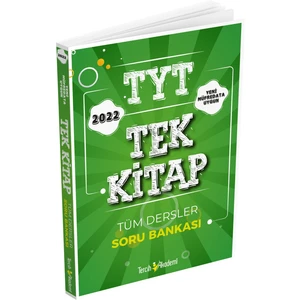 Tercih Akademi 2022 TYT Tek Kitap Tüm Dersler Soru Bankası