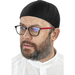 İhvan Online Orlon Örme Kışlık Yün Bere Takke Sade Siyah