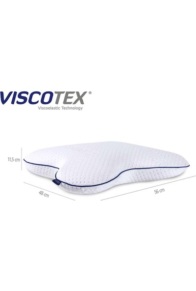 Viscotex Kelebek Yastık 56x48x14 cm / Butterfly Pillow