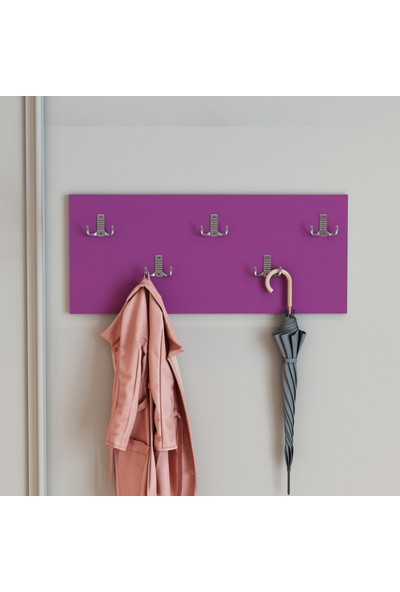 3AKonsept Fuşya Eko Kapı Arkası Askılık Banyo Askılık Portmanto Askılık