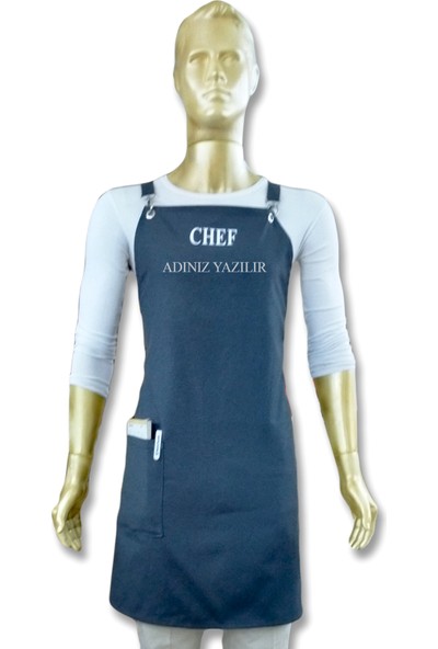 Mutfakta Moda Özel Mutfak Aşçı Önlüğü / Özel Su ve Leke Tutmaz Kumaş Profesyonel Master Chef Önlüğü