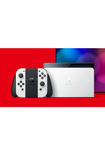 Nintendo Switch OLED Oyun Konsol (Distribütör Garantili) Pal Beyaz
