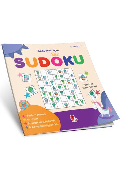 Çocuklar İçin Sudoku 4. Seviye - Bahar Sarıkaya