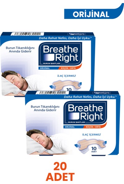 Breath Right Burun Bandı Normal Boy 10'lu - 2 Adet