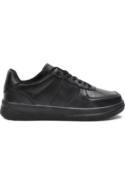 Zigana Walkway Zigana 002 Siyah-Siyah Düz Taban Kadın Sneaker