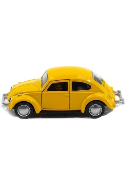 Holmen Metal Vosvos Araba Sarı Çek Bırak 12 cm