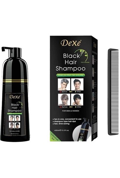 Dexe Saç Siyahlatan Şampuan Tarak Hediyeli 6'lı Paket