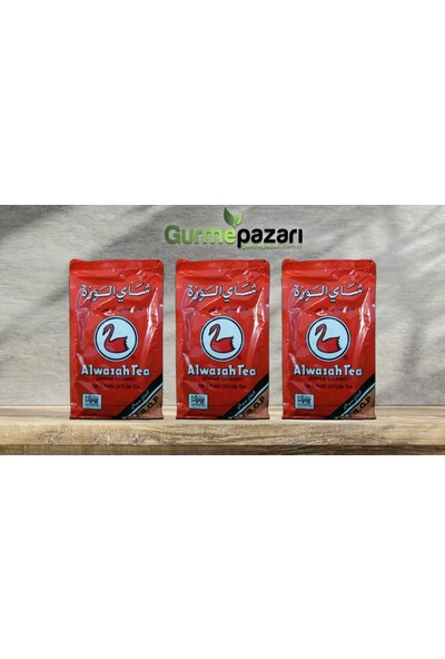 Alwazah Tea Swan Brand Pure Ceylon Dökme Çay 3 x 400 gr