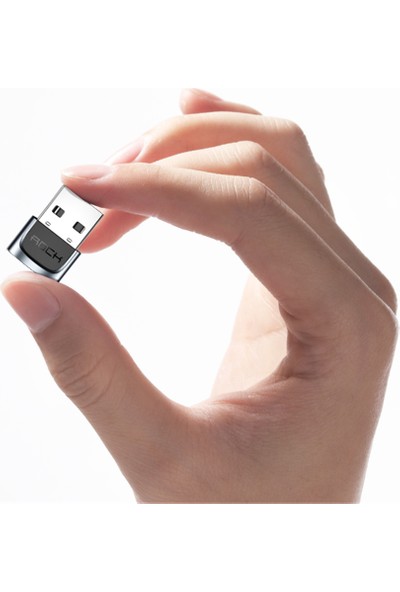ROCK Type-C To USB Adaptör Otg Dönüştürücü Siyah