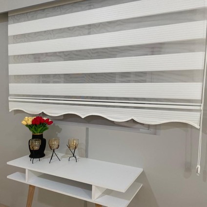 Vp 905 Stor Zebra Perde Pliseli Beyaz Etek Dilimli 100X200 fiyatları