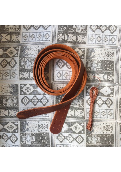 Atölyesi Deri Dikilebilir Çanta Sapı (Çift/75 Cm) - Crazy Oranj Rengi modelleri