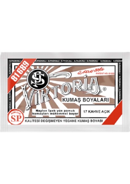 Kumaş Boyası - Açık Kahve