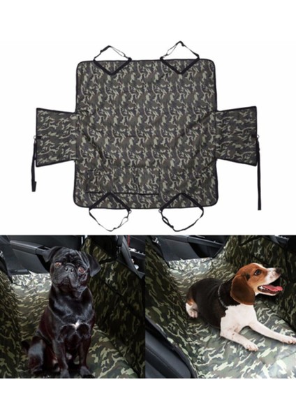 Araç Içi Arka Koltuk Köpek Örtüsü (Kamuflaj Desenli) modelleri