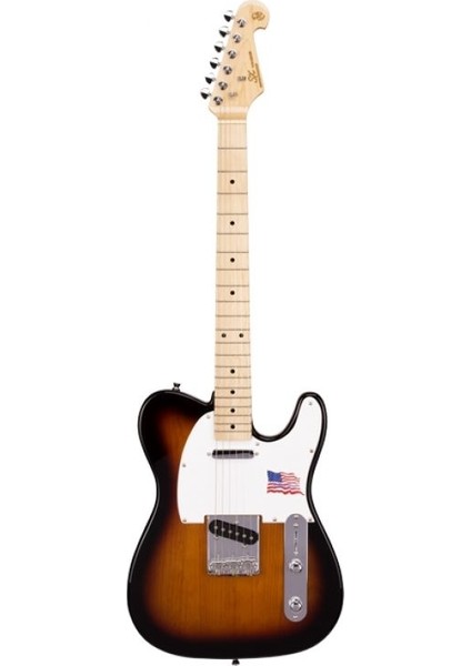 Telecaster Elektro Gitar (3-Tone Sunburst)