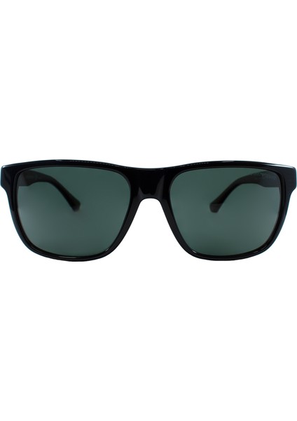 4035 Erkek Siyah Köşeli Çerçeve Güneş Gözlüğü