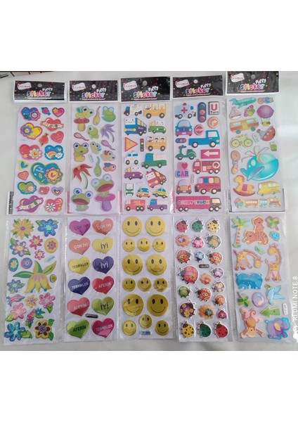 3D Sticker 10 Lu Set