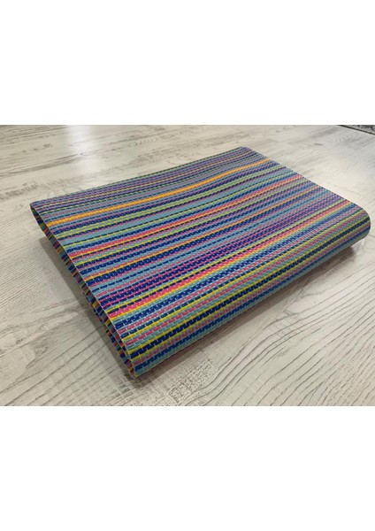 Katlanabilir Plastik Hasır Halı Kilim Park Plaj Bahçe Balkon Veranda Teras Kamp Mat Pembe 240X310