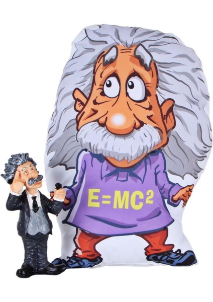 Einstein Yastık Einstein Biblo Hediye Seti