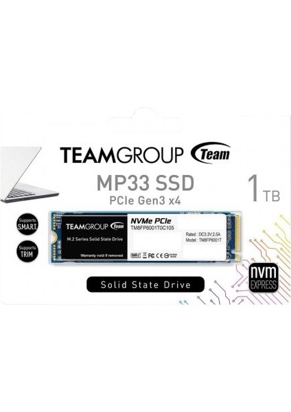 1tb MP33 1800-1500MB-S Nvme Pcıe M.2 SSD Disk