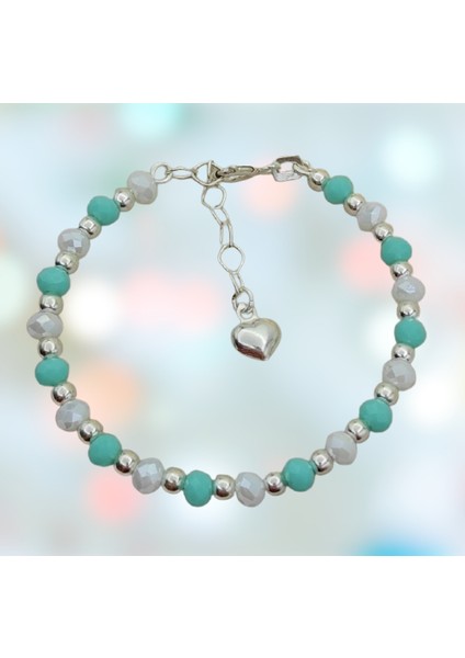 Boncuk Çocuk 925 Ayar Gümüş Bileklik