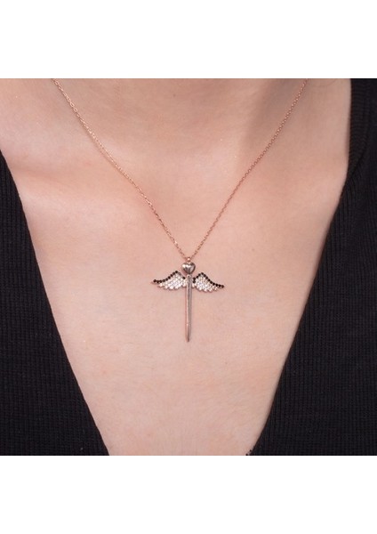 Melek Kanadı 925 Ayar Gümüş Kolye