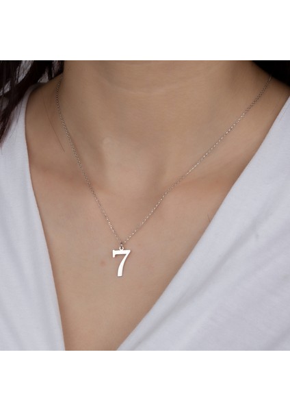 Rakam 925 Ayar Gümüş Kolye