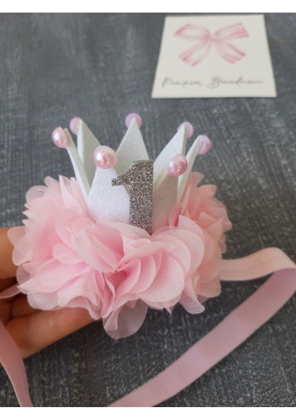 Kız Bebek 1 Yaş Dogum Günü Tacı