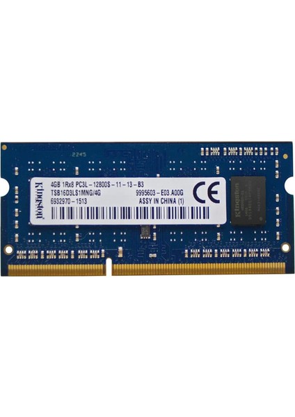 4GB 1600MHZ DDR3L Notebook Ram TSB16D3LS1MNG