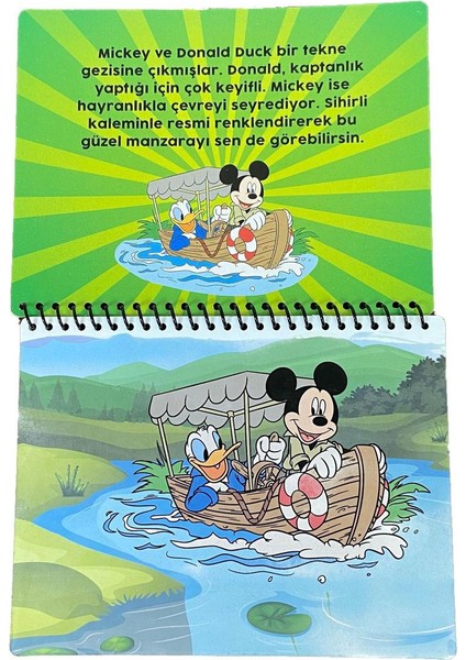 Mickey Mouse Sihirli Boyama Kitabı Lisanslı Water Margic