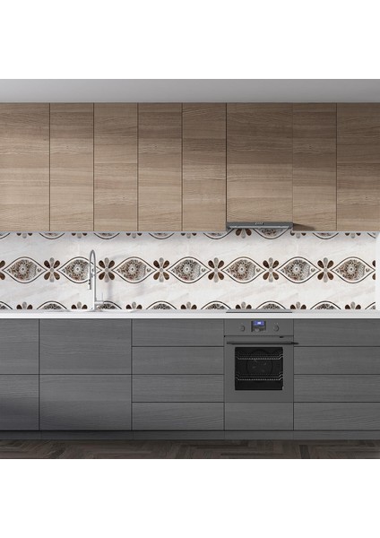Mutfak Tezgah Arası Folyo Fayans Kaplama Folyosu Rustik Design 60 x 500 cm fiyatları