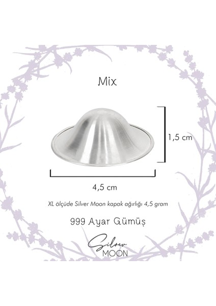 999 Mix Göğüs Ucu Koruyucu Kapak 999 Ayar Saf Gümüş Kaplama fiyatları