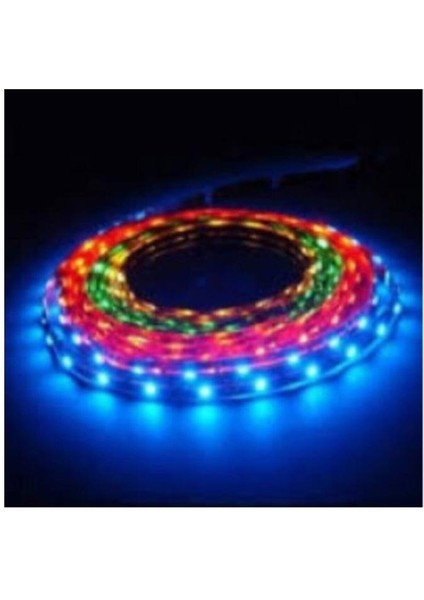 CT-4557 Rgb Şerit LED Seti ( 5 mt Rgb LED 3 Renk + Trafo + Rgb Kumanda )