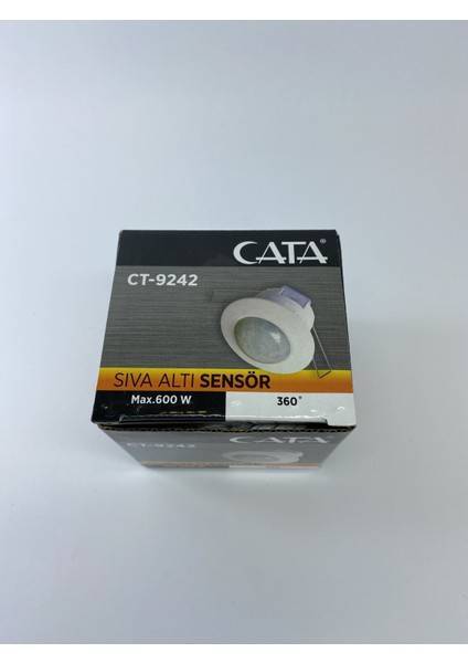 Sıva Altı Hareket Sensörü - 360 Derece 600 W - CT-9242