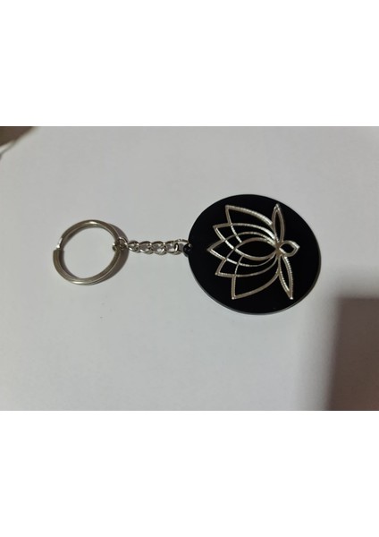 Lotus Hediyelik Pleksi Anahtarlık